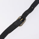 GUCCI GG Canvas Web Sherry Line Shoulder Bag Black Gold Auth 208373-9