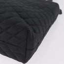 Bally Hand Bag Nylon Black Silver Auth 208374A-11