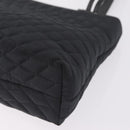Bally Hand Bag Nylon Black Silver Auth 208374A-13