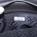 Bally Hand Bag Nylon Black Silver Auth 208374A-16