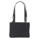 Bally Hand Bag Nylon Black Silver Auth 208374A-2