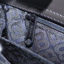 Bally Hand Bag Nylon Black Silver Auth 208374A-20