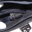 Bally Hand Bag Nylon Black Silver Auth 208374A-22