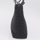 Bally Hand Bag Nylon Black Silver Auth 208374A-5