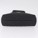 Bally Hand Bag Nylon Black Silver Auth 208374A-9