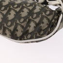 Christian Dior Trotter Body Bag Nylon Khaki Silver Auth 208377V-15