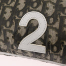 Christian Dior Trotter Body Bag Nylon Khaki Silver Auth 208377V-16
