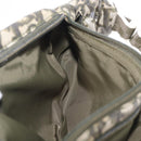 Christian Dior Trotter Body Bag Nylon Khaki Silver Auth 208377V-21