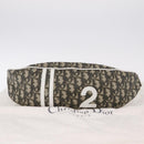 Christian Dior Trotter Body Bag Nylon Khaki Silver Auth 208377V-27