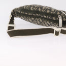 Christian Dior Trotter Body Bag Nylon Khaki Silver Auth 208377V-7