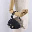 GUCCI Micro Supreme Mini Hand Bag PVC Navy Gold 284720 Auth 208379-21