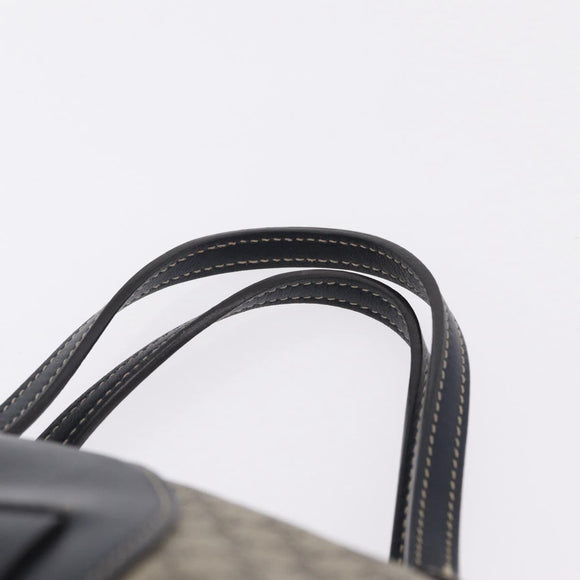 GUCCI Micro Supreme Mini Hand Bag PVC Navy Gold 284720 Auth 208379