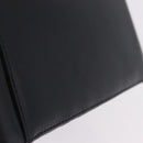 Bally Hand Bag Leather Black Gold Tone Auth 208384V-12