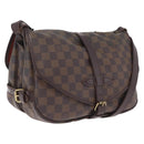 LOUIS VUITTON Damier Ebene Saumur 30 Shoulder Bag SPO N48081 LV Auth 208385-1