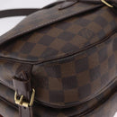 LOUIS VUITTON Damier Ebene Saumur 30 Shoulder Bag SPO N48081 LV Auth 208385-11