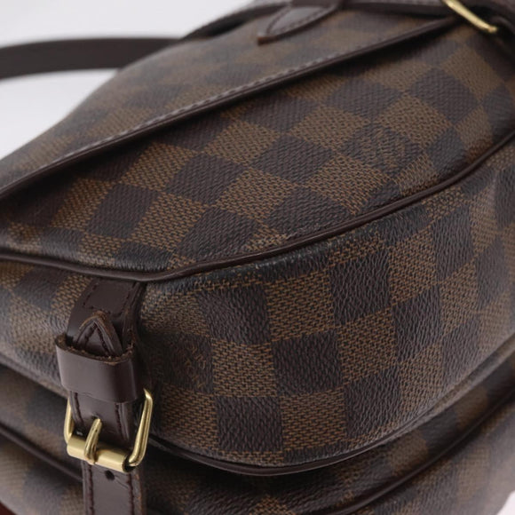 LOUIS VUITTON Damier Ebene Saumur 30 Shoulder Bag SPO N48081 LV Auth 208385