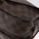 LOUIS VUITTON Damier Ebene Saumur 30 Shoulder Bag SPO N48081 LV Auth 208385-12