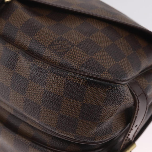LOUIS VUITTON Damier Ebene Saumur 30 Shoulder Bag SPO N48081 LV Auth 208385