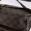 LOUIS VUITTON Damier Ebene Saumur 30 Shoulder Bag SPO N48081 LV Auth 208385-14