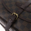 LOUIS VUITTON Damier Ebene Saumur 30 Shoulder Bag SPO N48081 LV Auth 208385-16