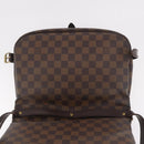 LOUIS VUITTON Damier Ebene Saumur 30 Shoulder Bag SPO N48081 LV Auth 208385-20