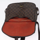 LOUIS VUITTON Damier Ebene Saumur 30 Shoulder Bag SPO N48081 LV Auth 208385-27