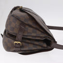 LOUIS VUITTON Damier Ebene Saumur 30 Shoulder Bag SPO N48081 LV Auth 208385-4