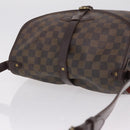 LOUIS VUITTON Damier Ebene Saumur 30 Shoulder Bag SPO N48081 LV Auth 208385-6