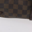 LOUIS VUITTON Damier Ebene Saumur 30 Shoulder Bag SPO N48081 LV Auth 208385-7