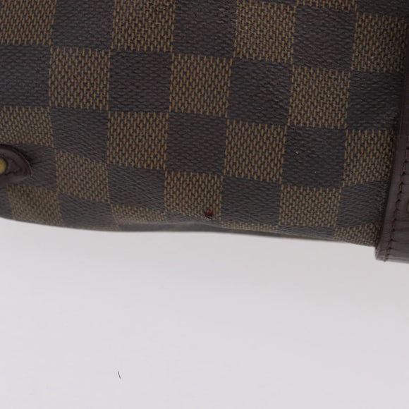 LOUIS VUITTON Damier Ebene Saumur 30 Shoulder Bag SPO N48081 LV Auth 208385