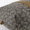 Saint Laurent Boston Bag PVC Canvas Beige Auth 208387A-13