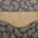 Saint Laurent Boston Bag PVC Canvas Beige Auth 208387A-15