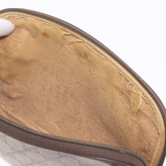 GUCCI GG Supreme Shoulder Bag PVC Beige Gold 89 02 068 Auth 208390