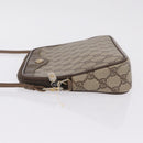 GUCCI GG Supreme Shoulder Bag PVC Beige Gold 89 02 068 Auth 208390-5