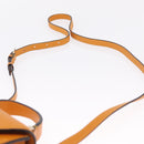 Valextra Micro Igide Hand Bag Leather 2way Orange Silver Auth 208395V-10