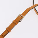 Valextra Micro Igide Hand Bag Leather 2way Orange Silver Auth 208395V-12