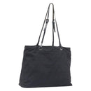 FENDI Zucca Canvas Tote Bag Black Auth 208398-1