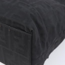 FENDI Zucca Canvas Tote Bag Black Auth 208398-10
