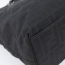 FENDI Zucca Canvas Tote Bag Black Auth 208398-11