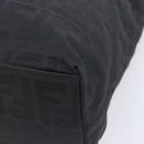 FENDI Zucca Canvas Tote Bag Black Auth 208398-12
