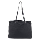 FENDI Zucca Canvas Tote Bag Black Auth 208398-3