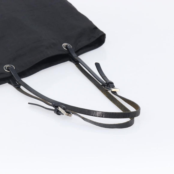 FENDI Zucca Canvas Tote Bag Black Auth 208398