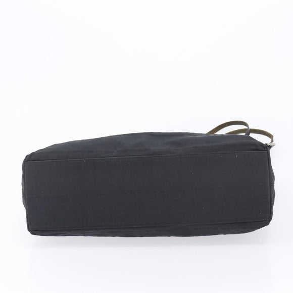 FENDI Zucca Canvas Tote Bag Black Auth 208398