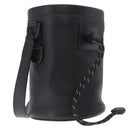 LOUIS VUITTON Monogram Shadow Chalk Nanobag Bag Black M44628 LV Auth 208400-1