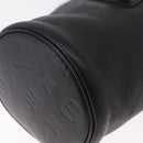 LOUIS VUITTON Monogram Shadow Chalk Nanobag Bag Black M44628 LV Auth 208400-11