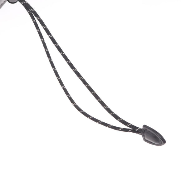 LOUIS VUITTON Monogram Shadow Chalk Nanobag Bag Black M44628 LV Auth 208400