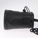 LOUIS VUITTON Monogram Shadow Chalk Nanobag Bag Black M44628 LV Auth 208400-4