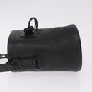 LOUIS VUITTON Monogram Shadow Chalk Nanobag Bag Black M44628 LV Auth 208400-5