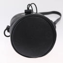 LOUIS VUITTON Monogram Shadow Chalk Nanobag Bag Black M44628 LV Auth 208400-9