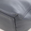 Balenciaga Laundry Cabas Hand Bag Leather 2way Gray Silver 517842 Auth 208407A-18